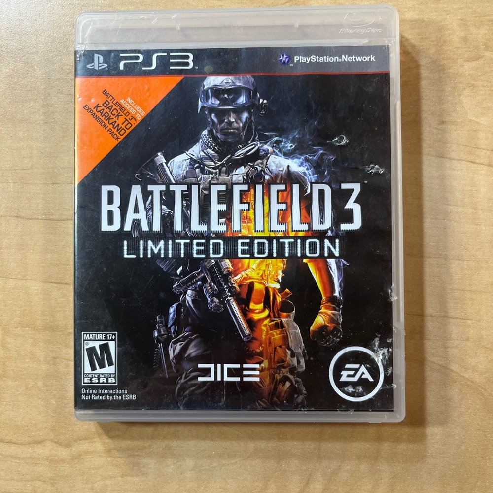 Battlefield 3 Premium Edition (Sony PlayStation 3, 2012) With Manual PS3 Game